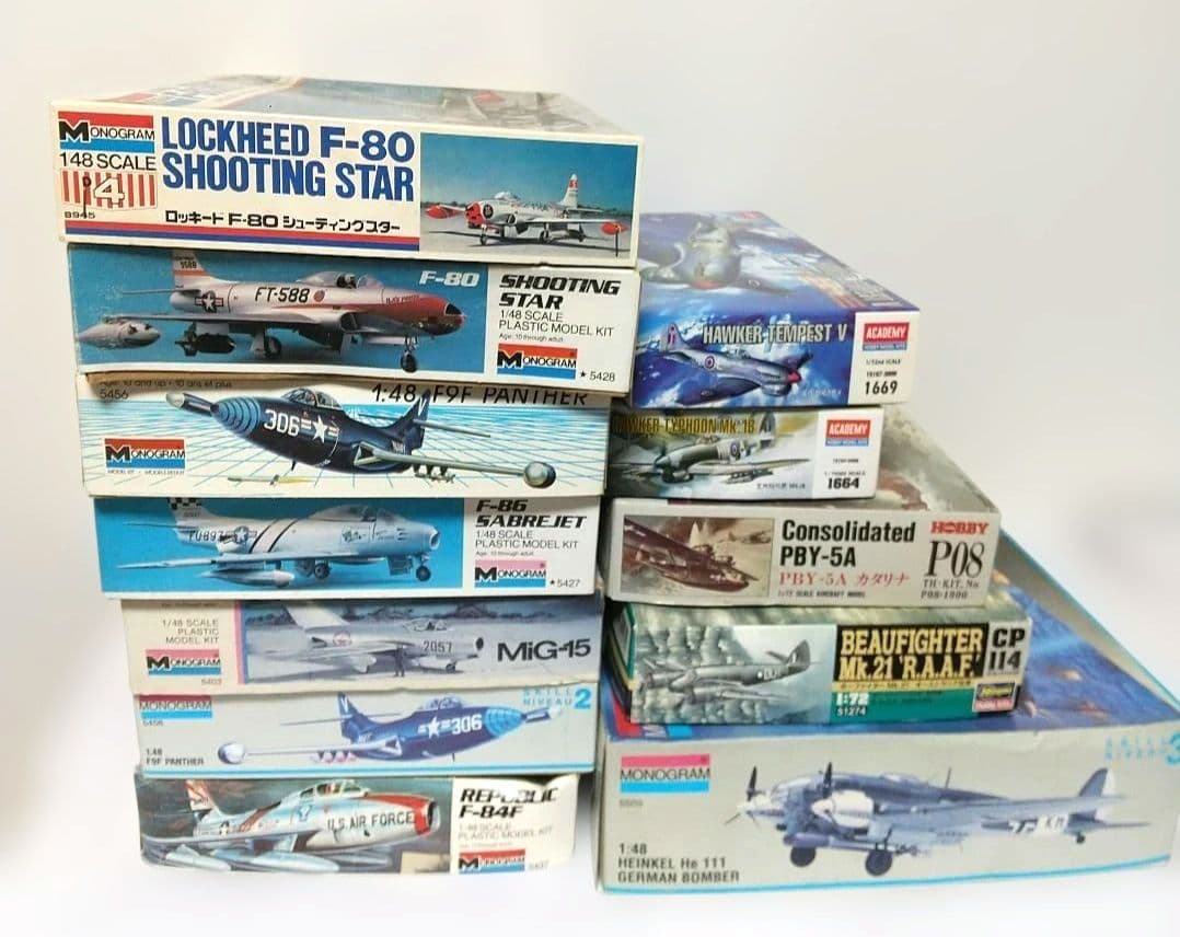 ね*ン様 【再出品】 航空機プラモデルキット12点セット