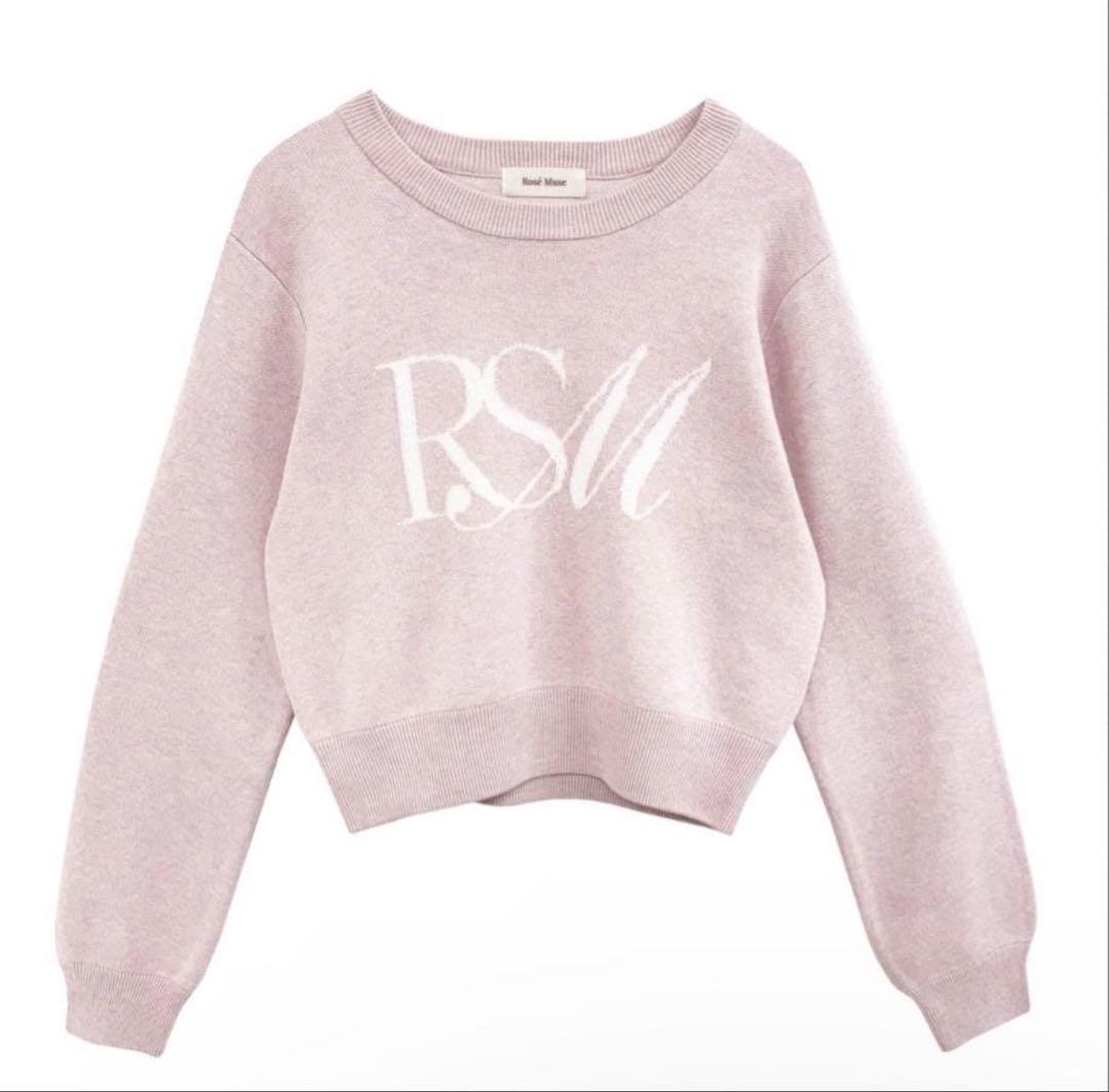 ロゼミューズ Logo jaquard knit - メルカリ