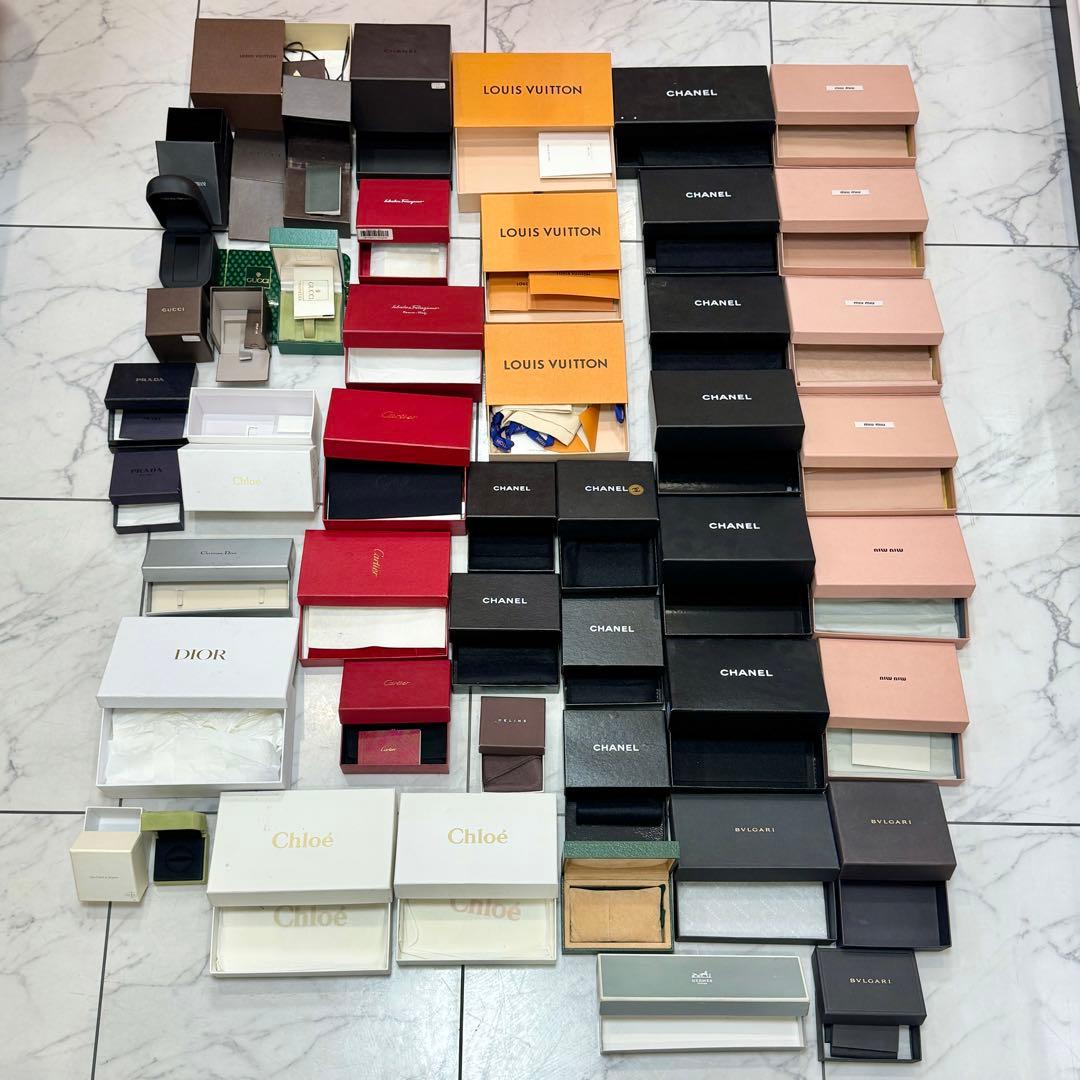 CHANEL LOUIS VUITTON miu miuなど　空箱まとめ売り