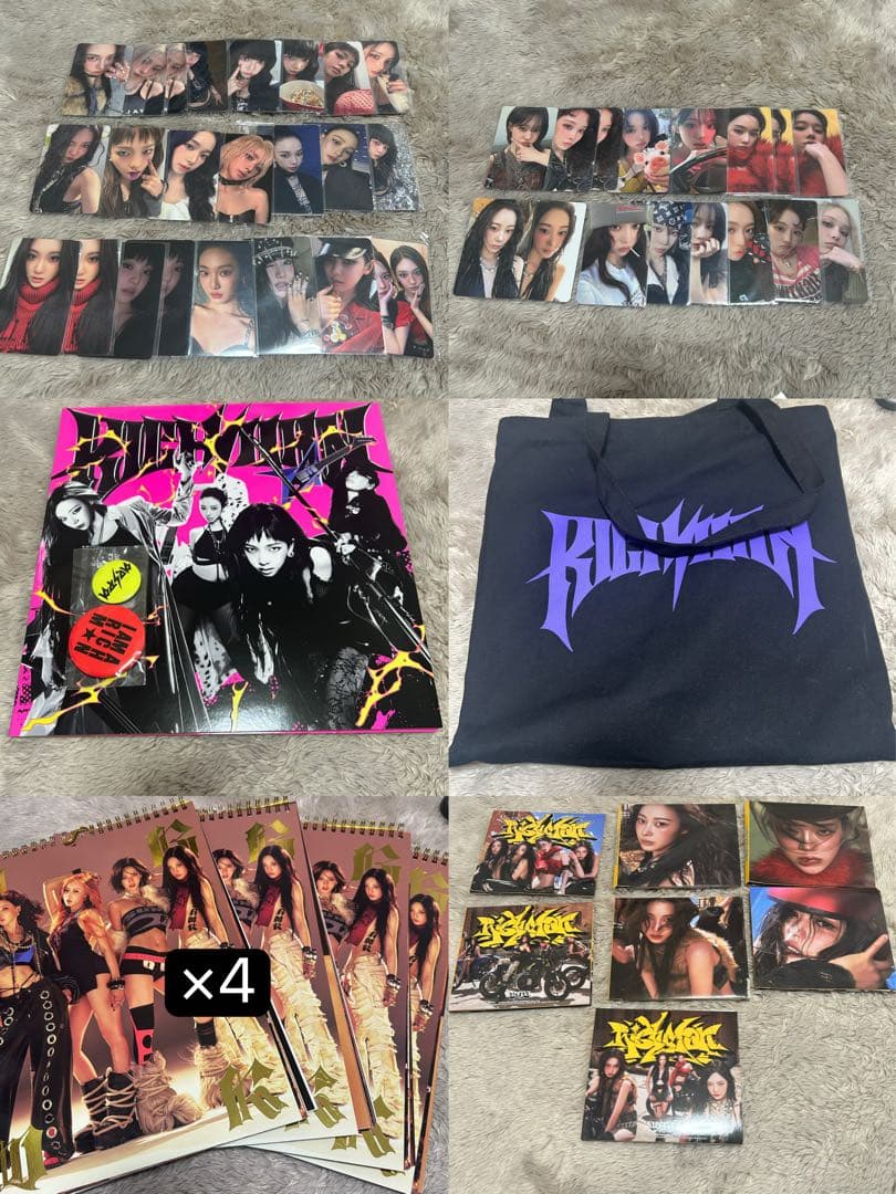 aespa richman dirtywork アルバム トレカ セット aespaグッズ フォト カード 55枚 セット トレカ エスパ 写真 全員