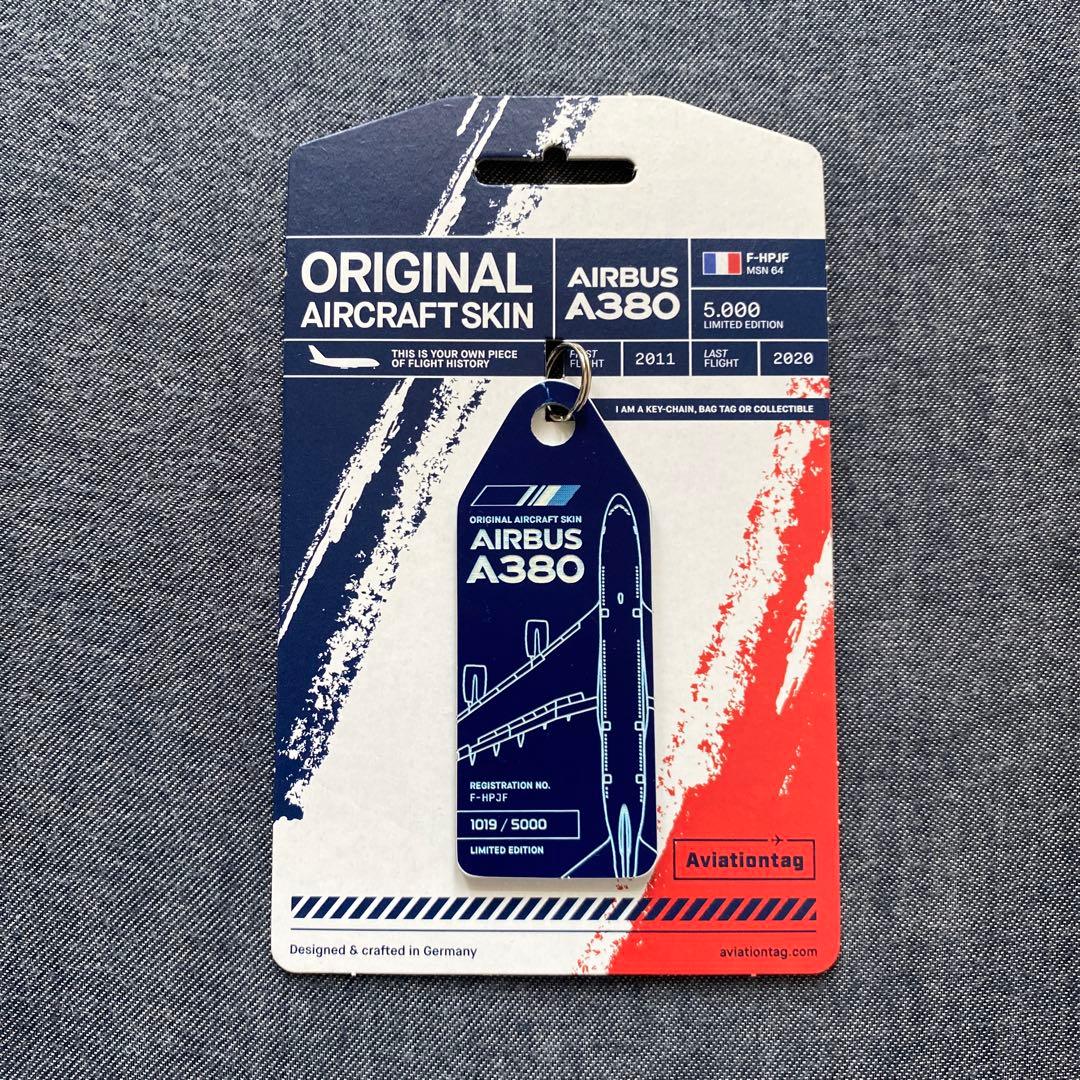 ゴ*ゴ様 (新品未使用)Aviationtag エールフランス航空 A380 F