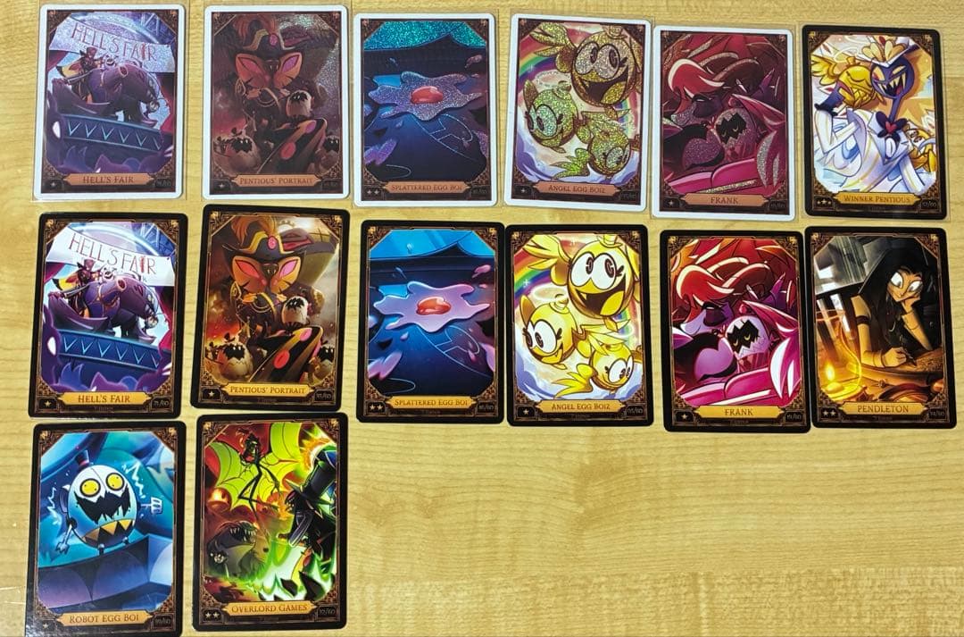 ハズビンホテル トレーディングカード サー・ペンシャス エッギーズ セット