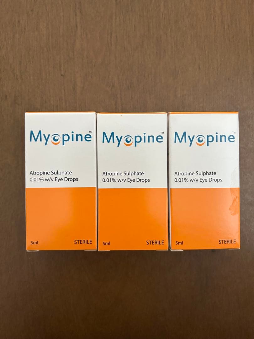 Myopine アトロピン硫酸塩 目薬 3本セット