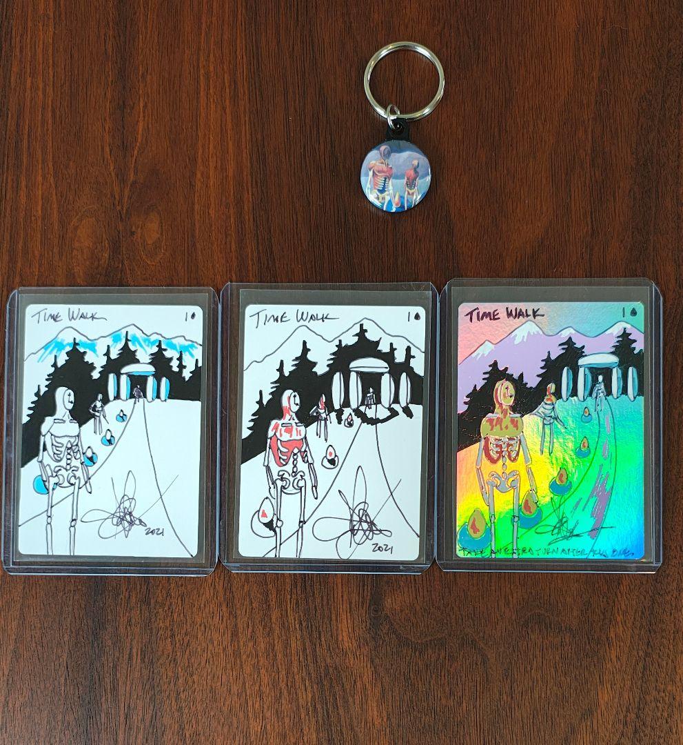 MTG 　Amy Weber氏　Time Walk スケッチ　合計３枚セット