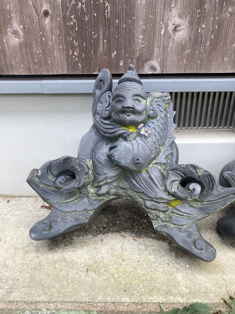 鬼瓦　恵比寿様　大黒様　2点セット送料込み