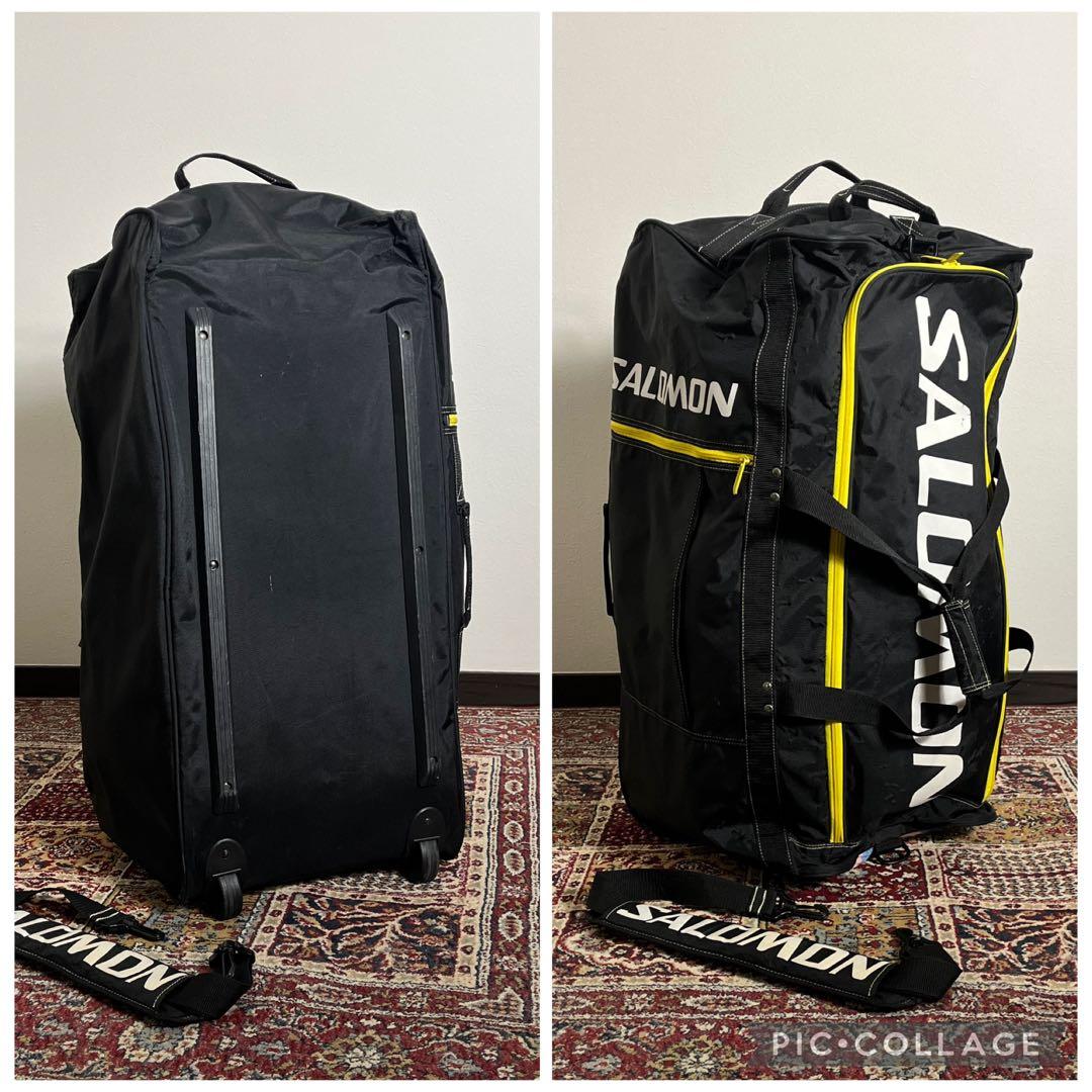 大容量◾️SALOMON サロモン キャスター付き キャリーバック ボストンバッグ