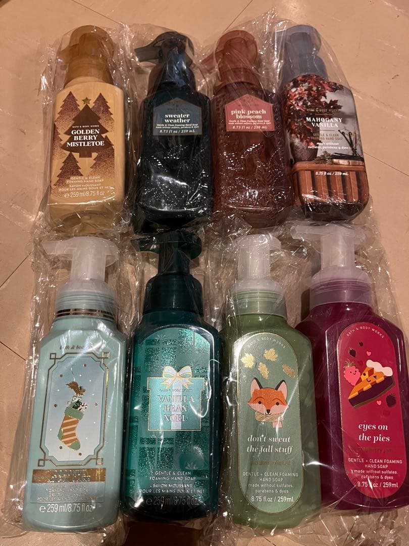 Bath body works ボディソープセット 8本 各250ml