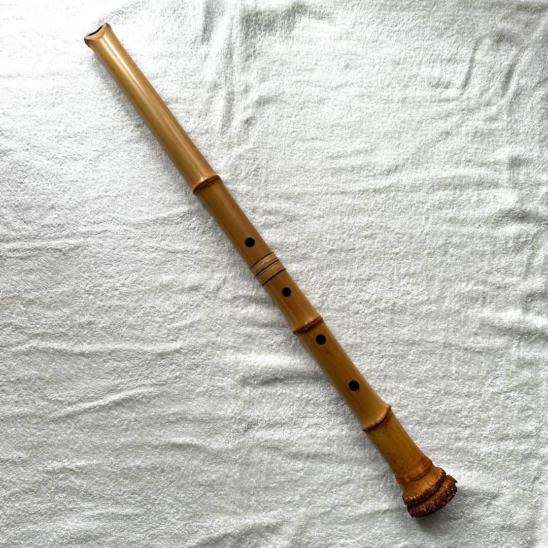 尺八　都山流　露秋　銘⑥　65cm（２尺１寸）