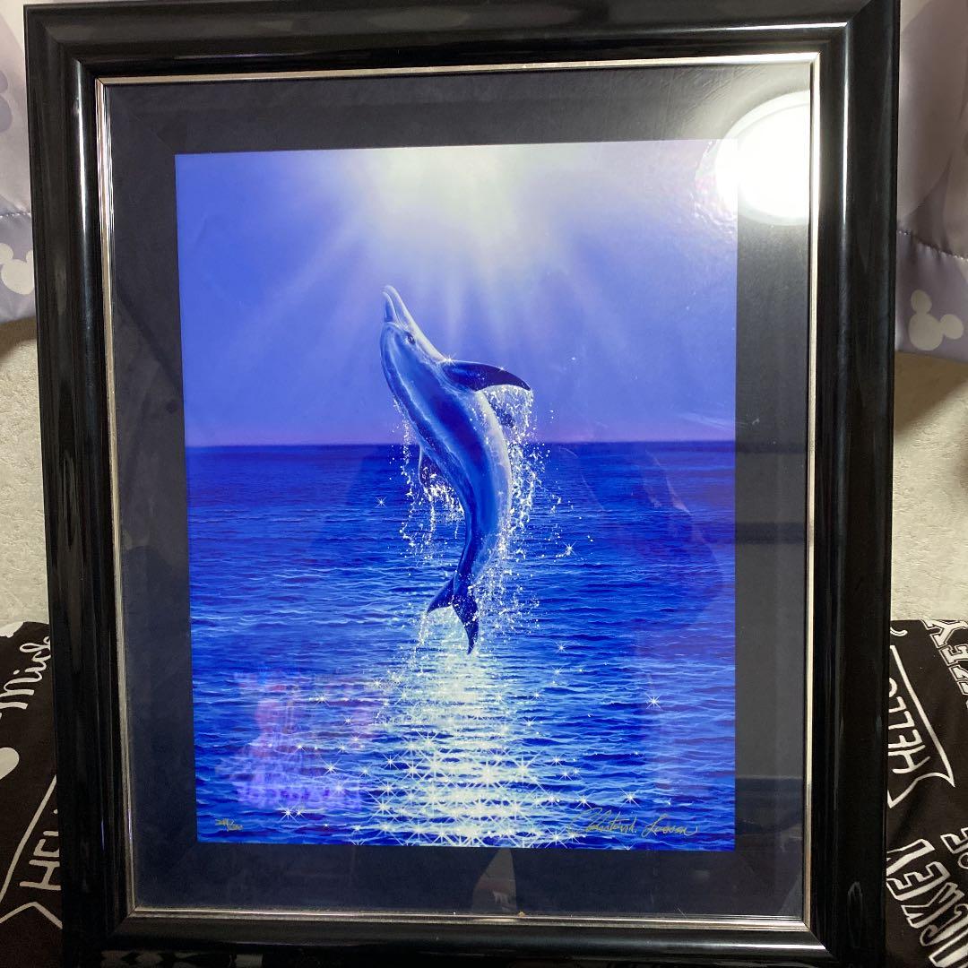 クリスチャンラッセン版画　ブライトフューチャー　65×50 保証書あり