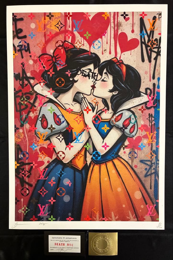 ✴︎世界限定100枚✴︎ DEATH NYC 現代アート ポスター GIR04