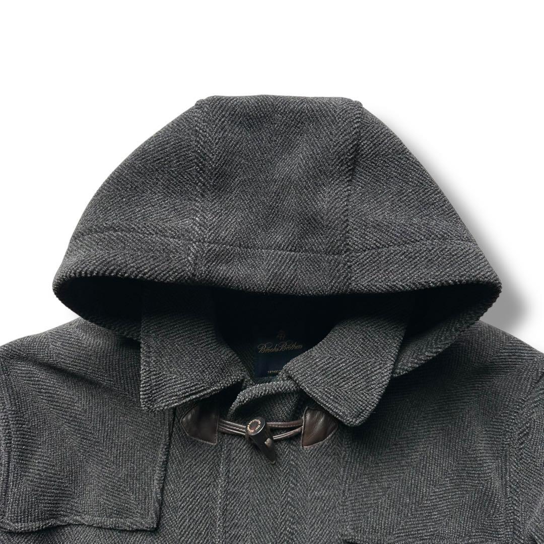 XL ブルックスブラザーズ ダッフルコート ムーアブルック ヘリンボーン