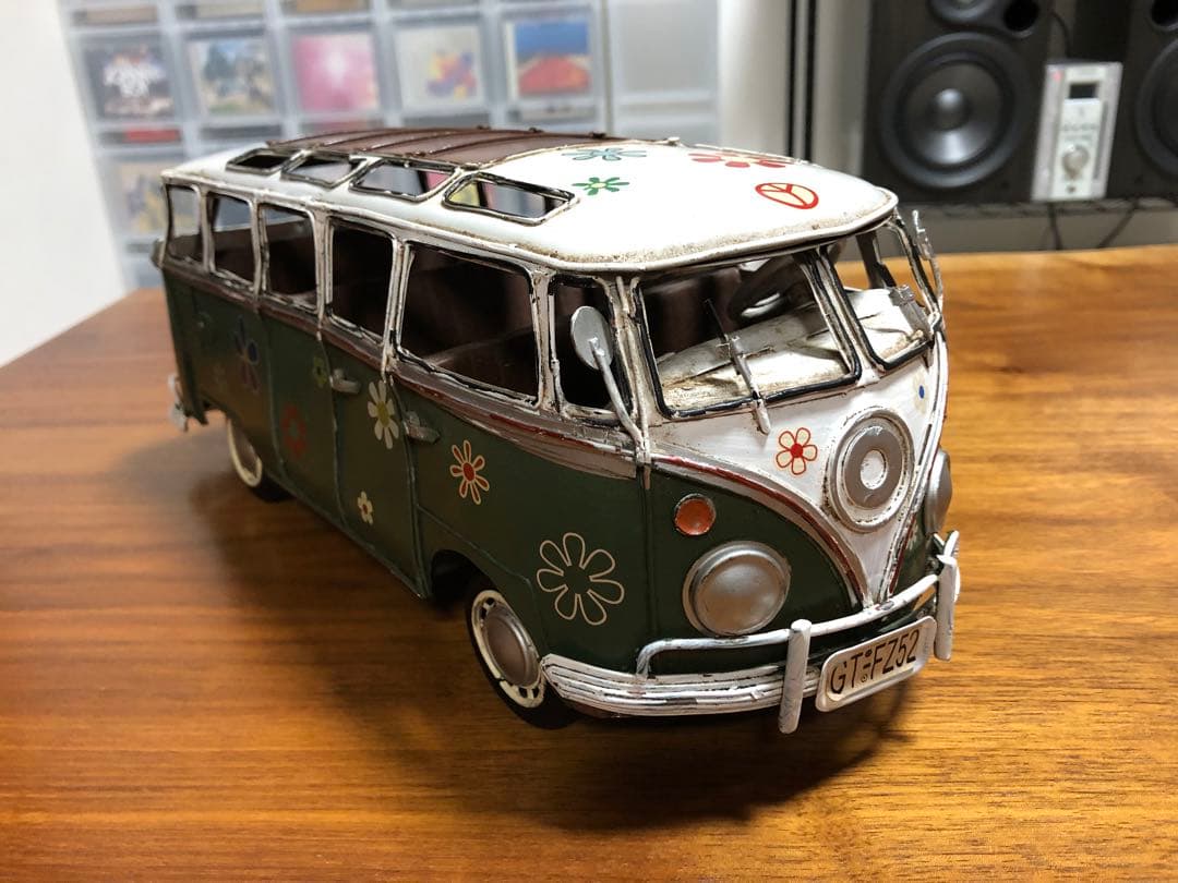 ブリキのおもちゃ ワーゲンバス ブリキのおもちゃ ワーゲンバス アンティーク インテリア バス