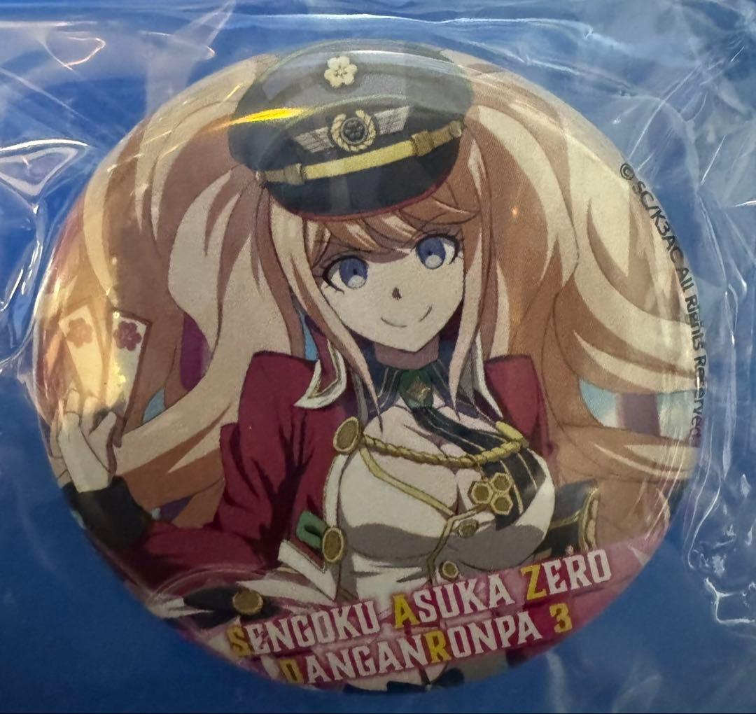 非売品】戦国アスカZERO × ダンガンロンパ3コラボ 江ノ島盾子缶バッジ