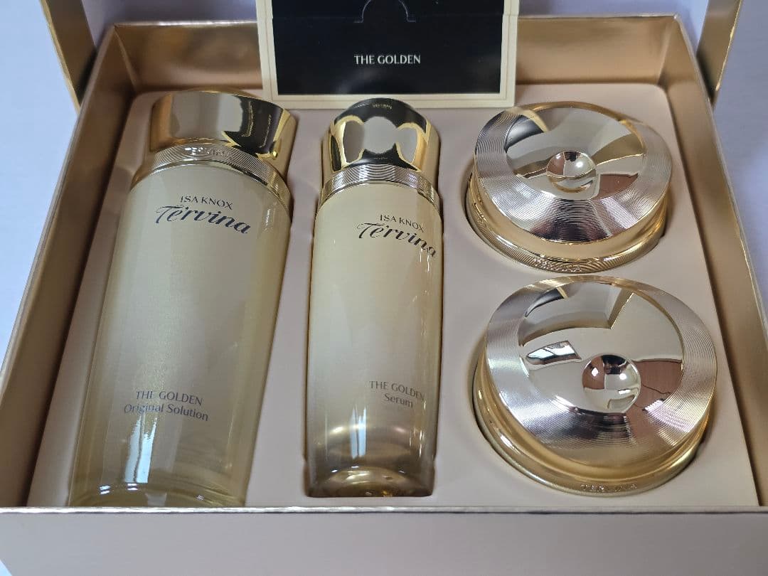 韓国化粧品ISA KNOXテルビナ The golden セット Isa Knox Tervina The Golden Cream 60ml Set Antiaging Firming Skin