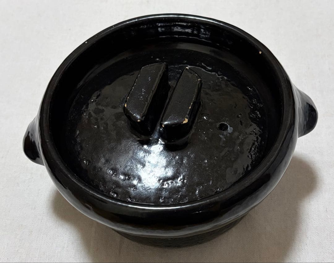 値下げです！　雲井窯　炊飯　土鍋　黒