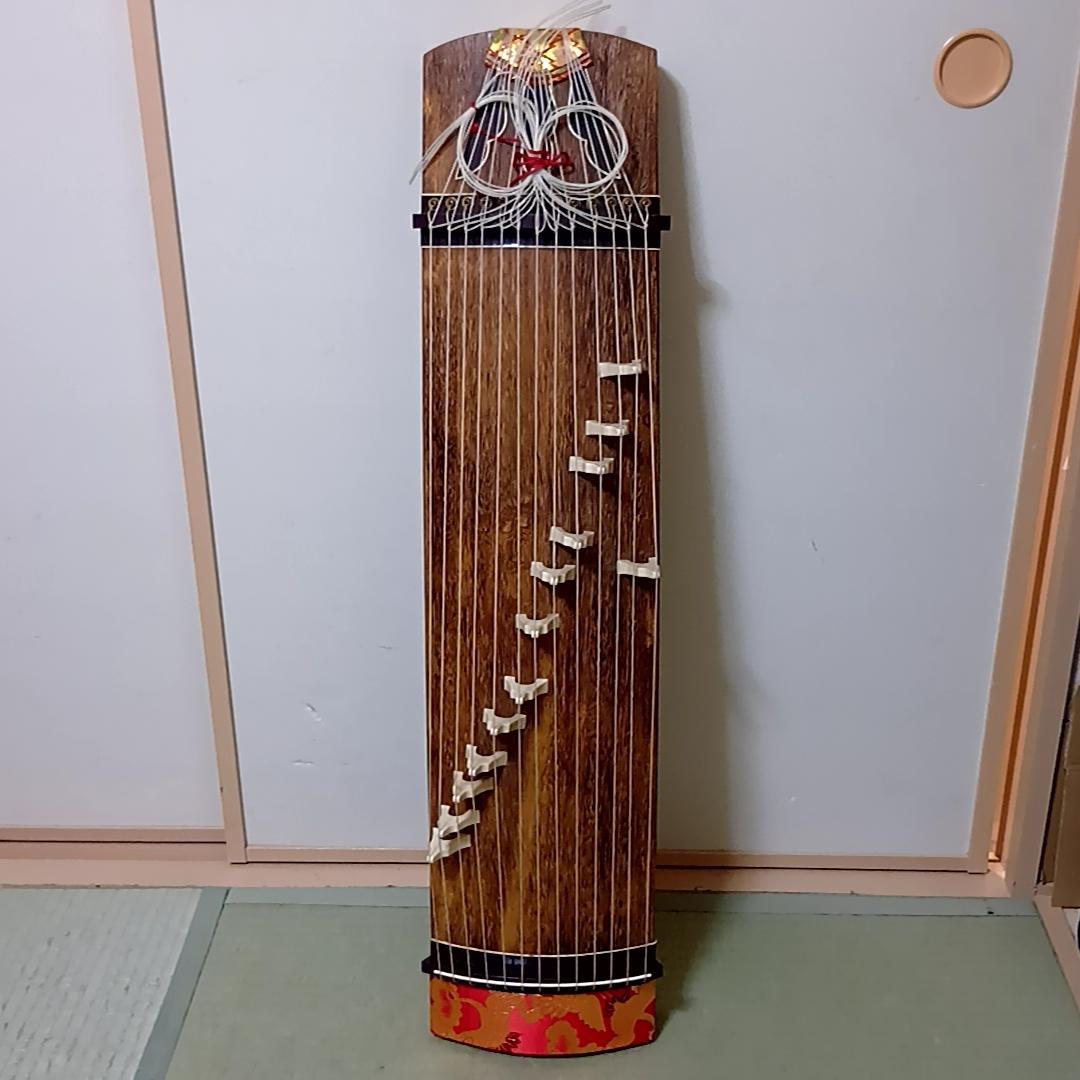 【レア】だれでも弾ける 高級三尺琴 弾龍　短琴　13弦　ミニ琴