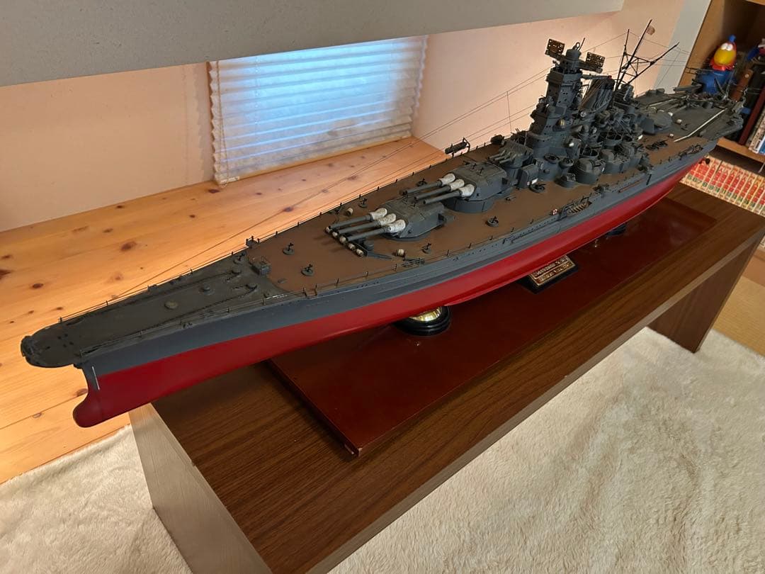 【17日まで限定値下げ】ニチモ 戦艦大和 1/200 塗装完成品