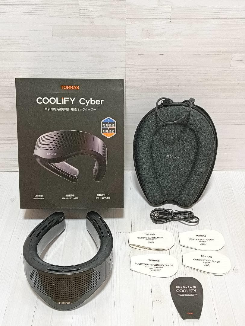 【極美品 箱付】TORRAS COOLIFY Cyber 最強冷却ネッククーラー