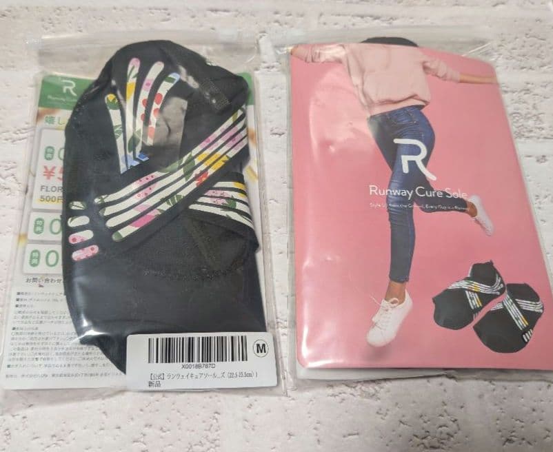 Runway Cure Sole 着圧ソックス Mサイズ 黒