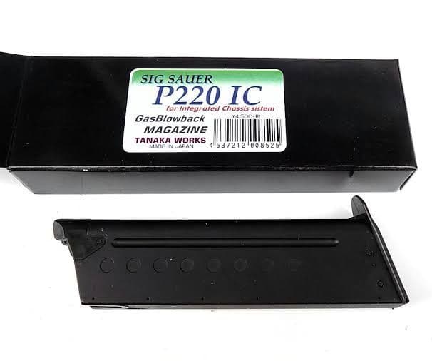 【中古美品・希少】タナカ P220 IC ガスブローバック マガジン 9mm拳銃