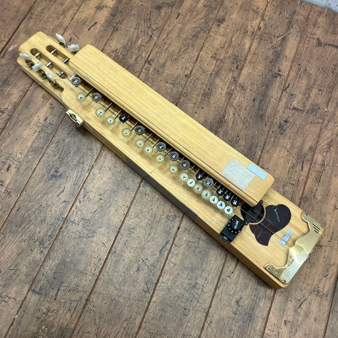 昭和レトロ 琴伝流 大正琴 弦楽器 和楽器 琴 ピック付 ハードケース
