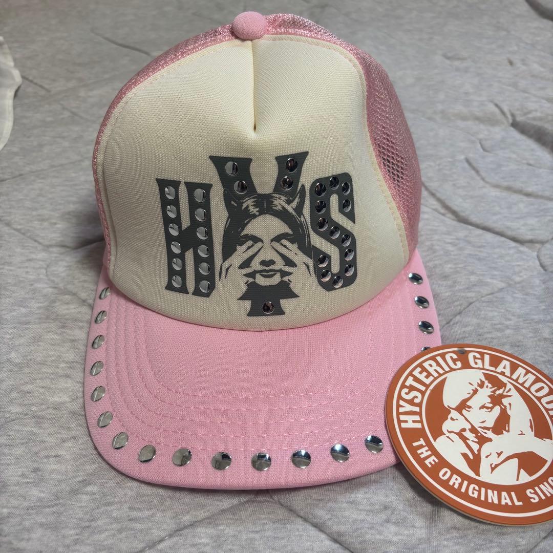 HYSTERICGLAMOUR ヒステリックグラマー スタッズ メッシュキャップ