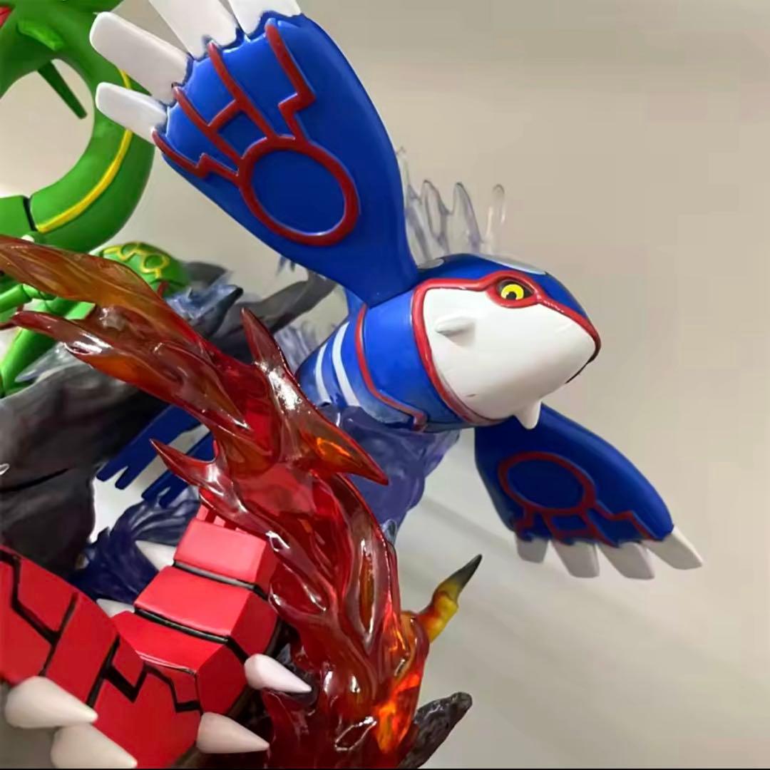 35cm ポケモン レックウザ グラードン カイオーガ フィギュア - メルカリ