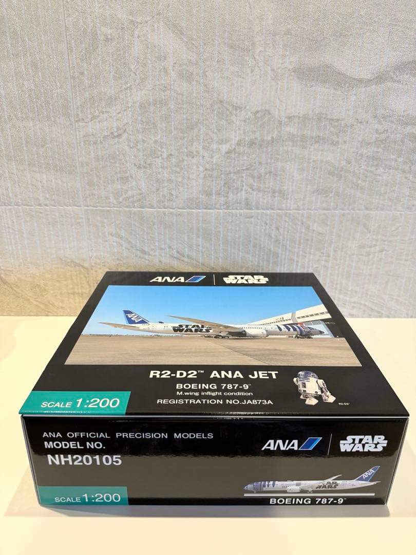 【新品未開封】全日空商事 1/200 ANA B787-9 R2-D2