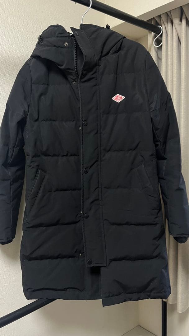 [値下げ！]DANTON ブラック ダウンジャケット DANTON｜WOMEN'S NYLON TAFFETA SQUARE QUILTED DOWN JACKET ナイロン