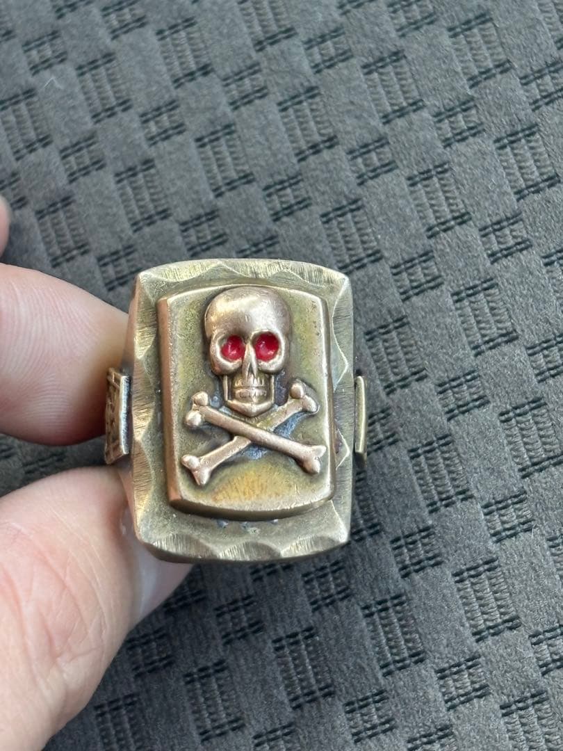 本日限定価格！　40〜50s！　メキシカンリング　スカル