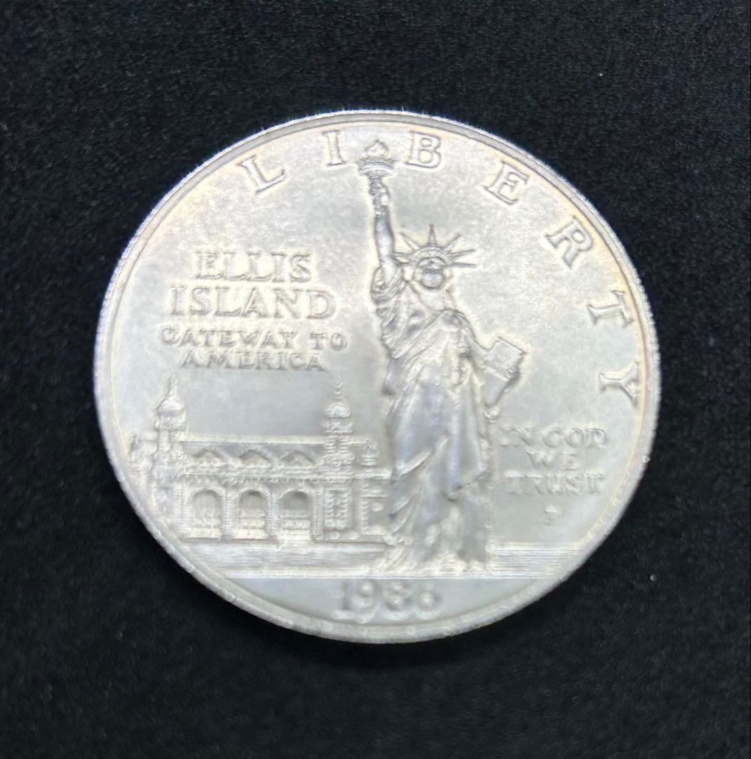 1986年 アメリカ 1ドル銀貨 - メルカリ