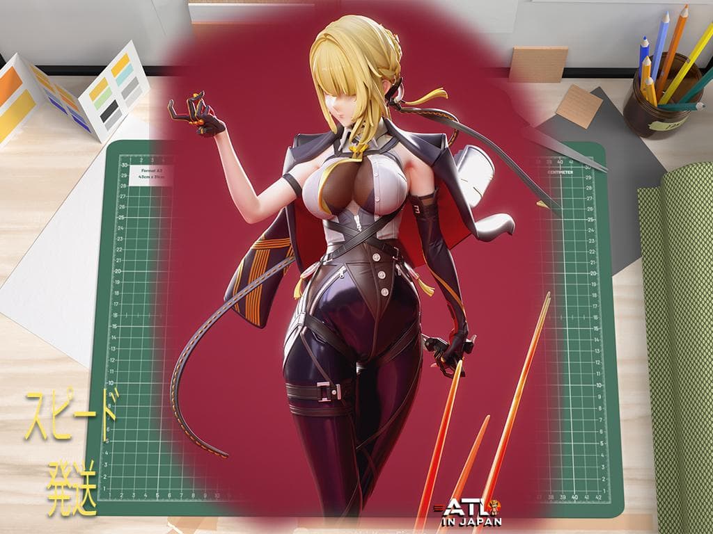 ガレージキット 1/7 イヴリン 未塗装未組立 ゼンゼロ フィギュア