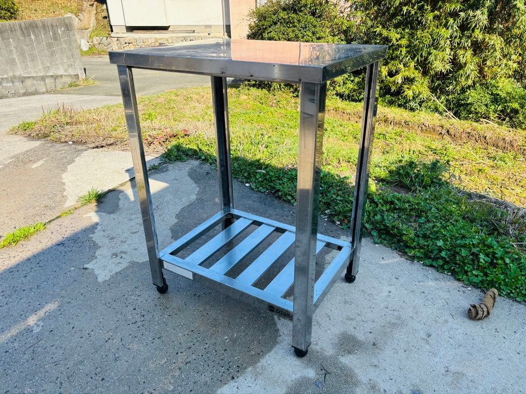 J12★アズマ★作業台 業務用 ステンレス 厨房設備 店舗用 ステンレス作業台