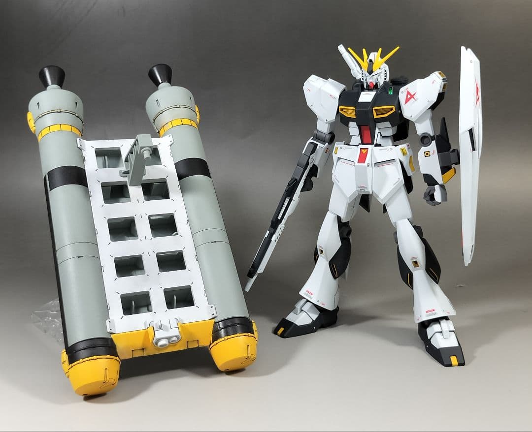 EG 1/144 νガンダム ブースターベッド付属 改修 全塗装 完成品