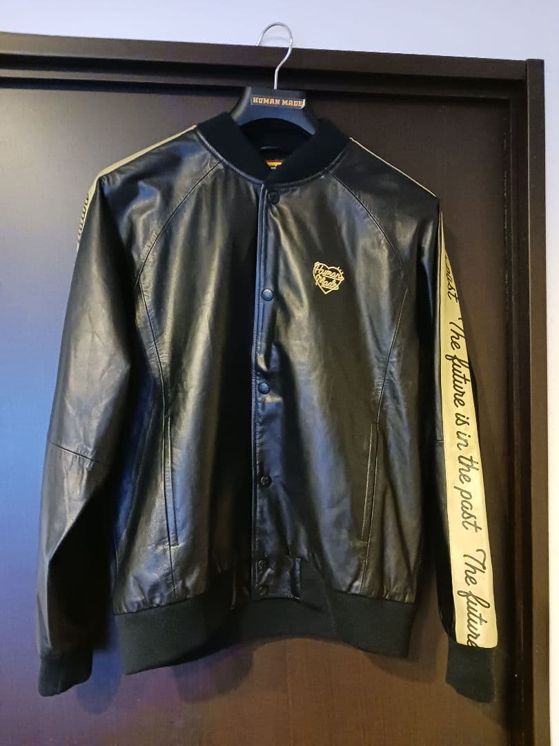 HUMAN MADE LEATHER TRACK JACKET レザージャケット