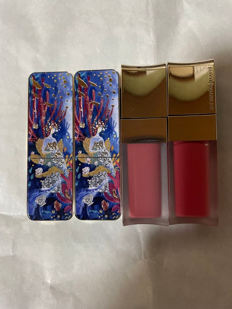 ☆美品☆クレドポーボーテ ルージュアレーブル 524他4点セット クレ・ド・ポー ボーテ / ルージュアレーブルn 4 ロータスフラワーの
