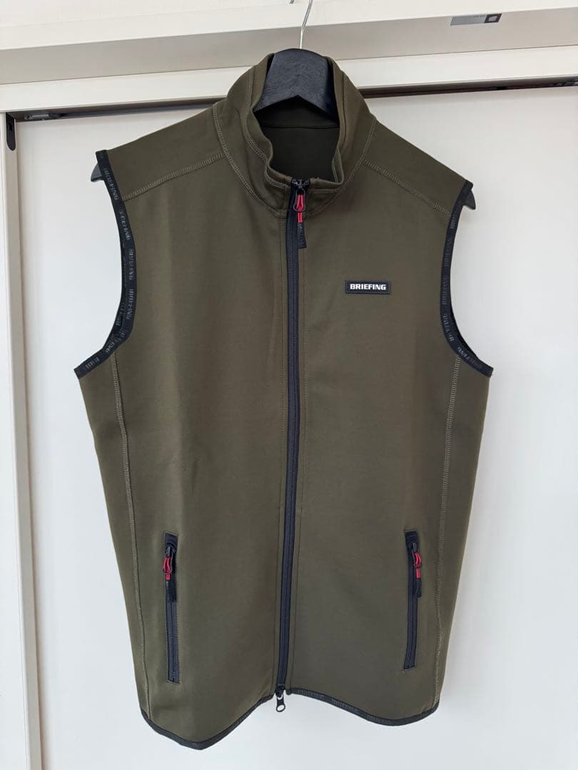 BRIEFING GOLF ジップベスト 3Dロゴ 極美品