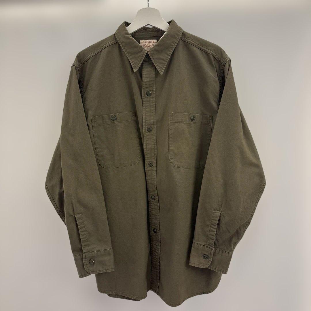 Boncoura ボンクラ USN ワークシャツ ポプリン 38