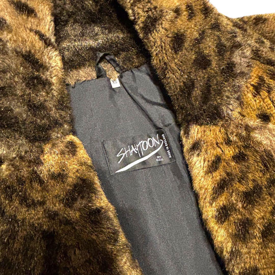 イングランド製 フェイクファー ジャケット グッドイナフ ビンテージ