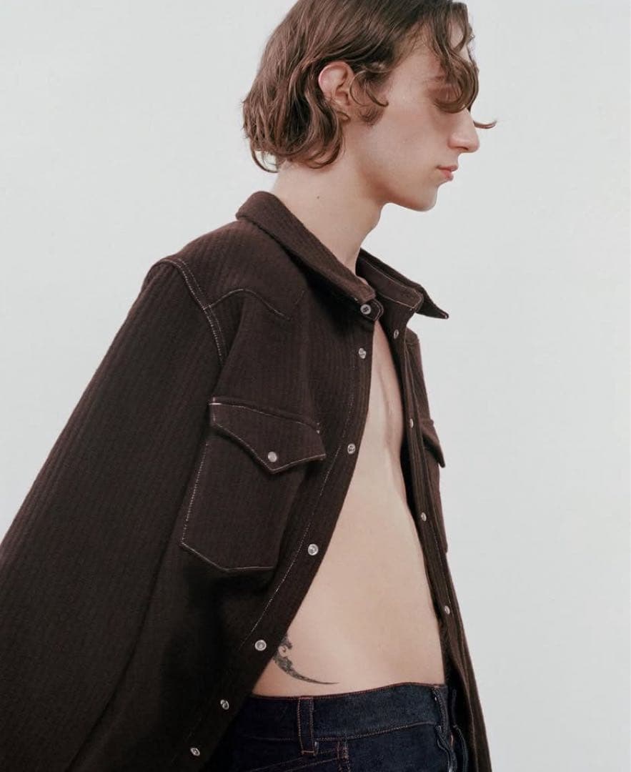 トップス ABELIAEDOWARDGOUCHA EASTER SHIRT brown