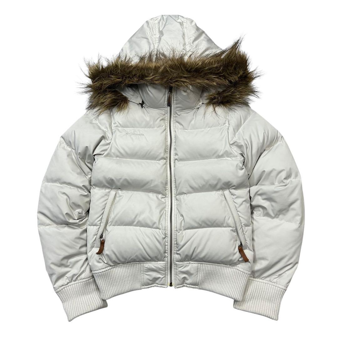 美品00's Y2K Old Columbia ダウンジャケット 短丈 Sサイズ
