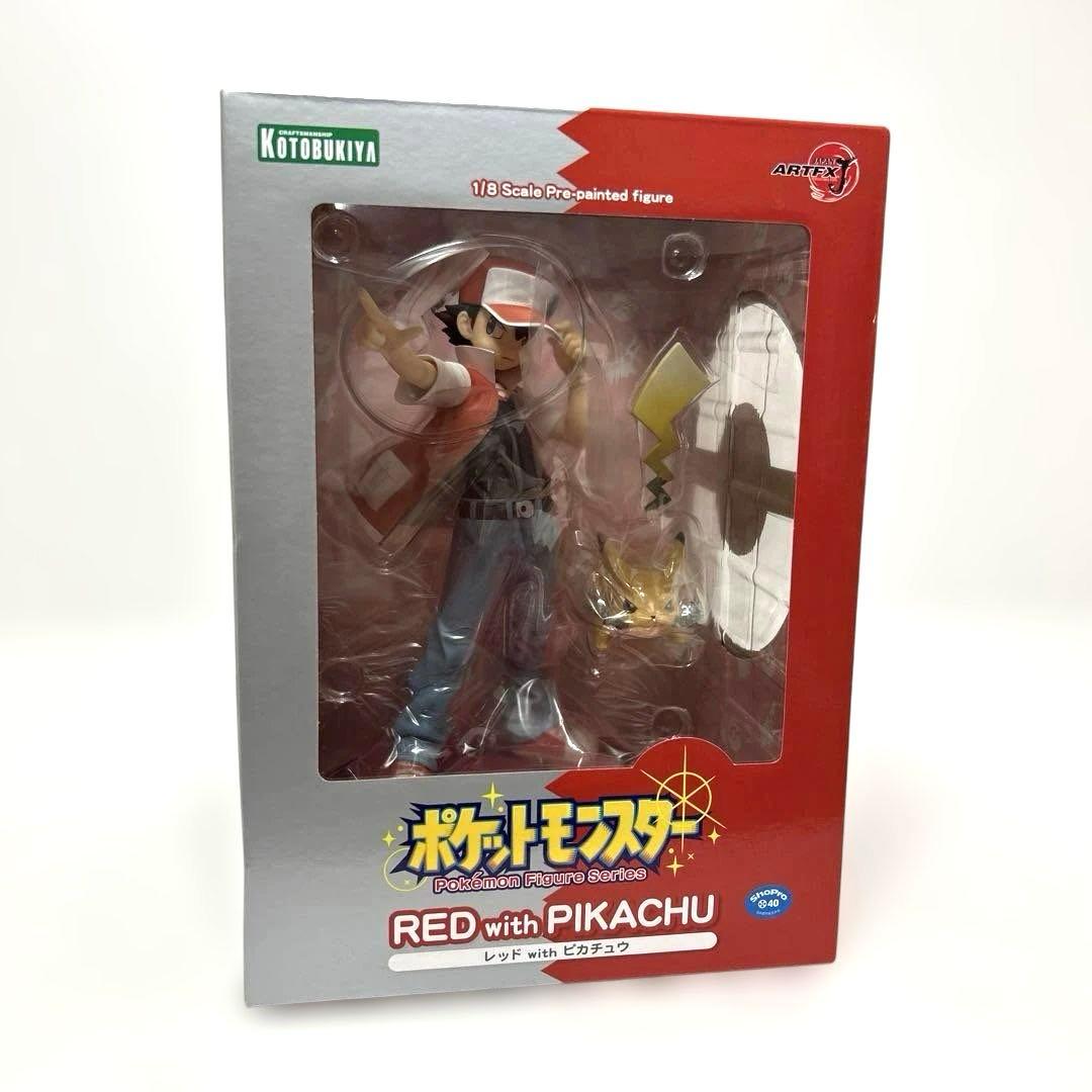 ARTFX J レッド with ピカチュウ コトブキヤ Amazon.com: KOTOBUKIYA ARTFX J Pokemon Series Red with Pikachu 1/8