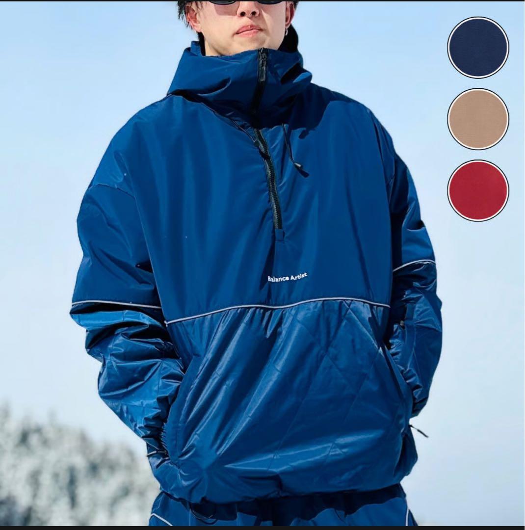 スノーボード Balance Artist Quilting Pullover Jacket