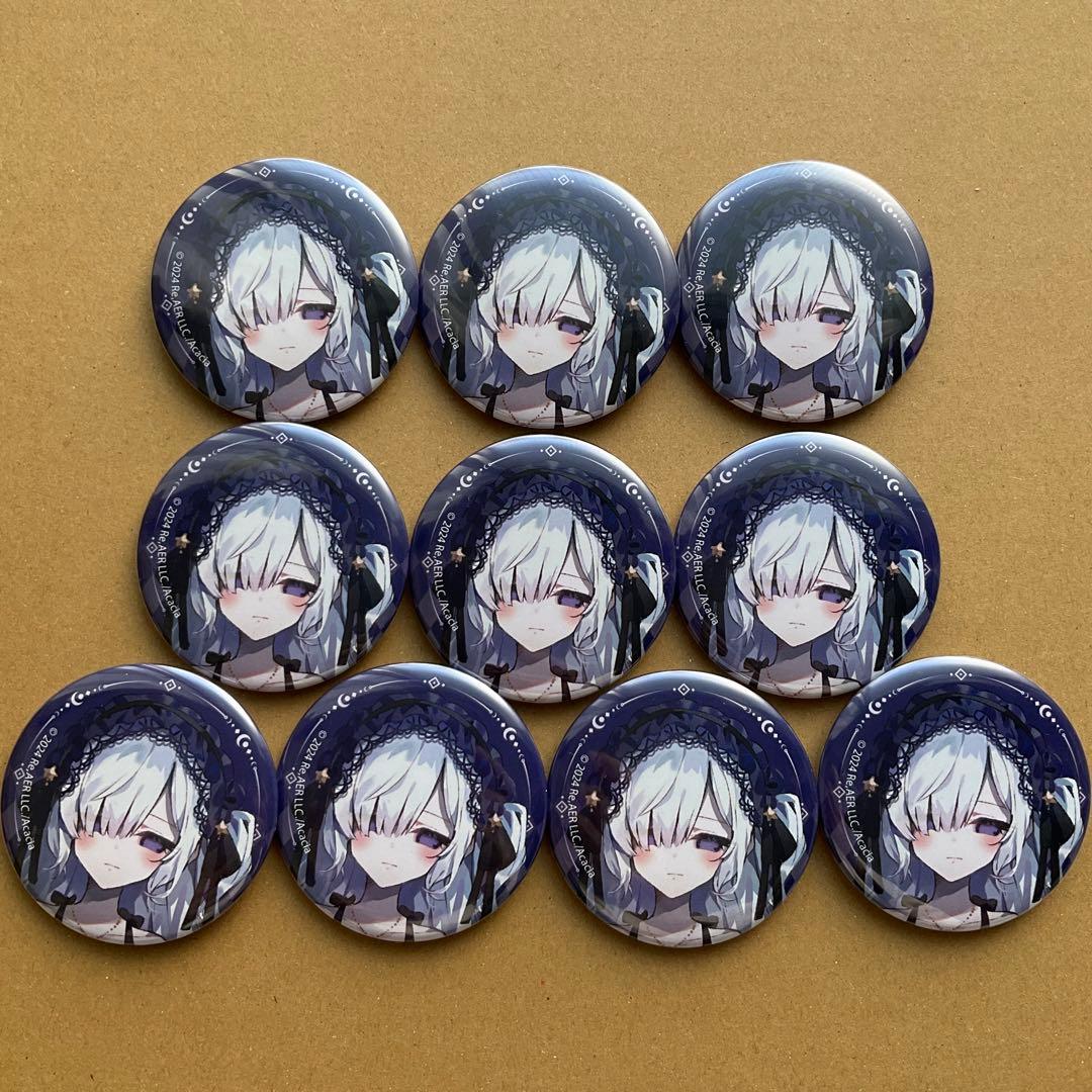 魔法少女ノ魔女裁判　まのさば　夏目アンアン　缶バッジ　10個セット グッズ-バッチ】魔法少女ノ魔女裁判 グリッター缶バッジ 夏目アンアン