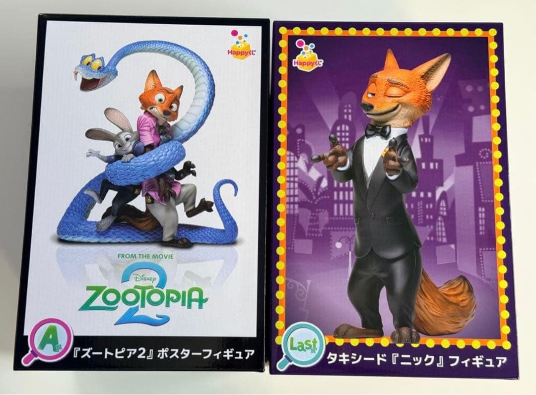 ズートピア2 ハッピーくじ A賞ラストワン賞 フィギュア ニック
