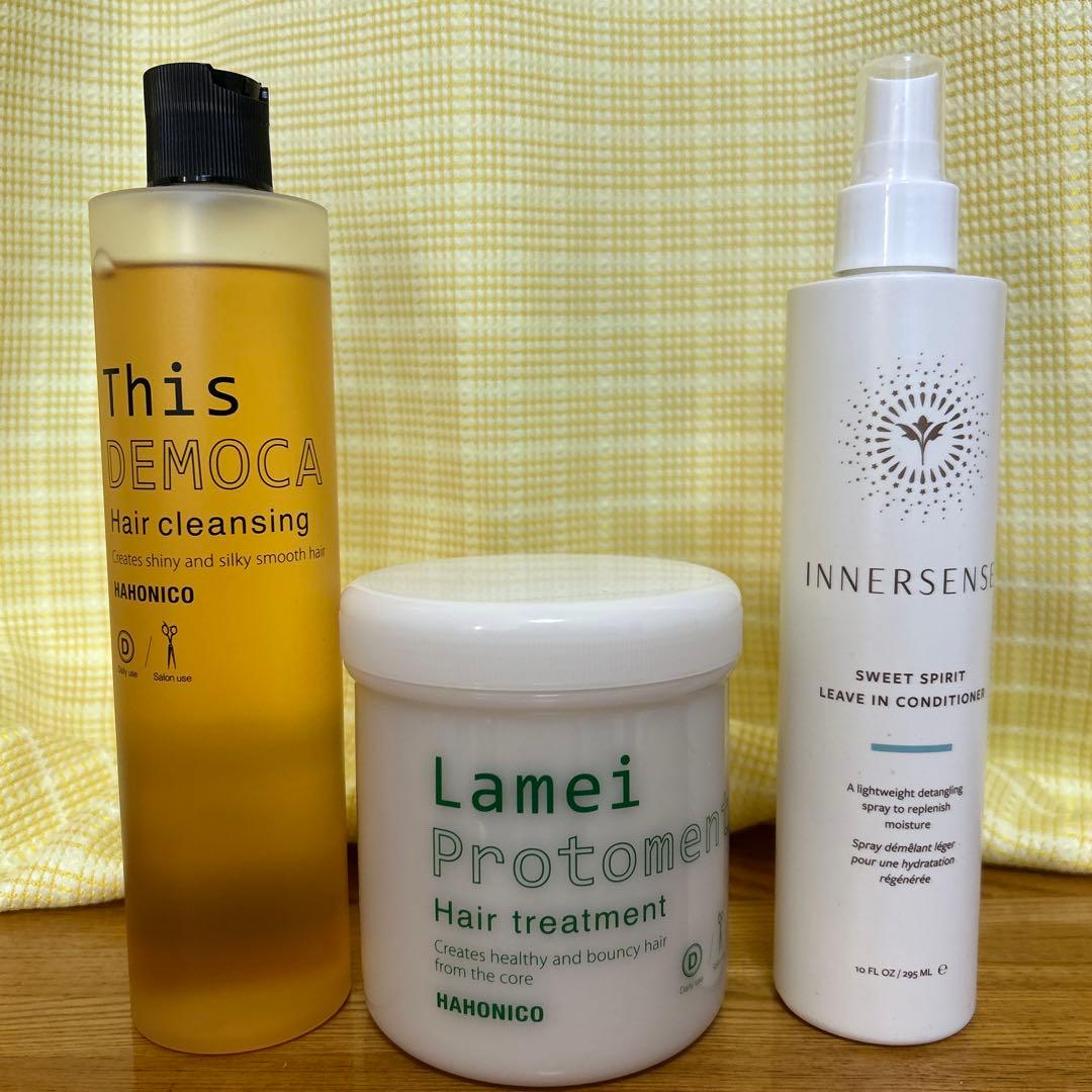 ハホニコ シャンプー・トリートメント ヘアミスト 3点セット