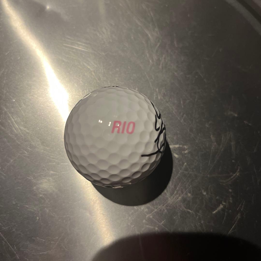 竹田麗央選手　ネームボール