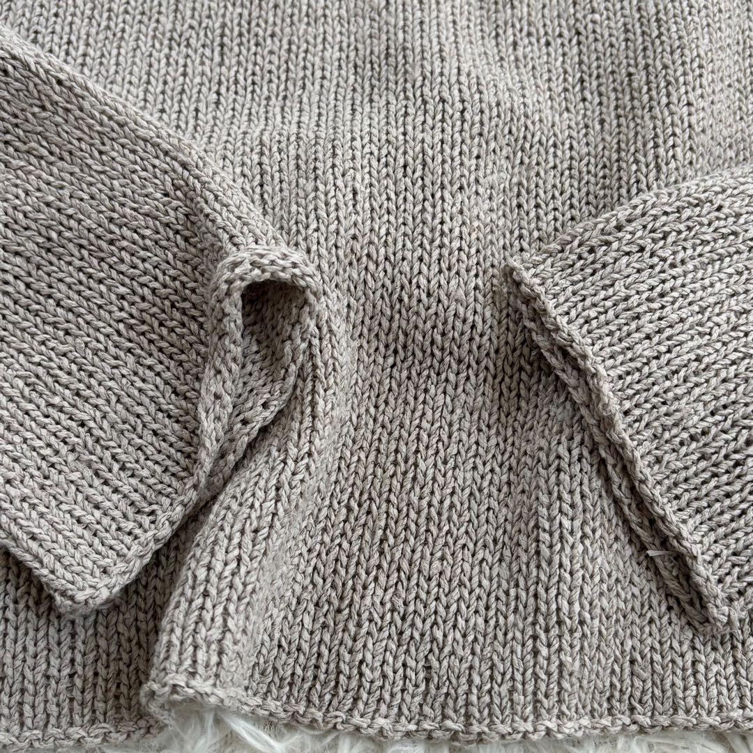 ヨーガンレール ローゲージニット セーター 和紙 ウール コットン