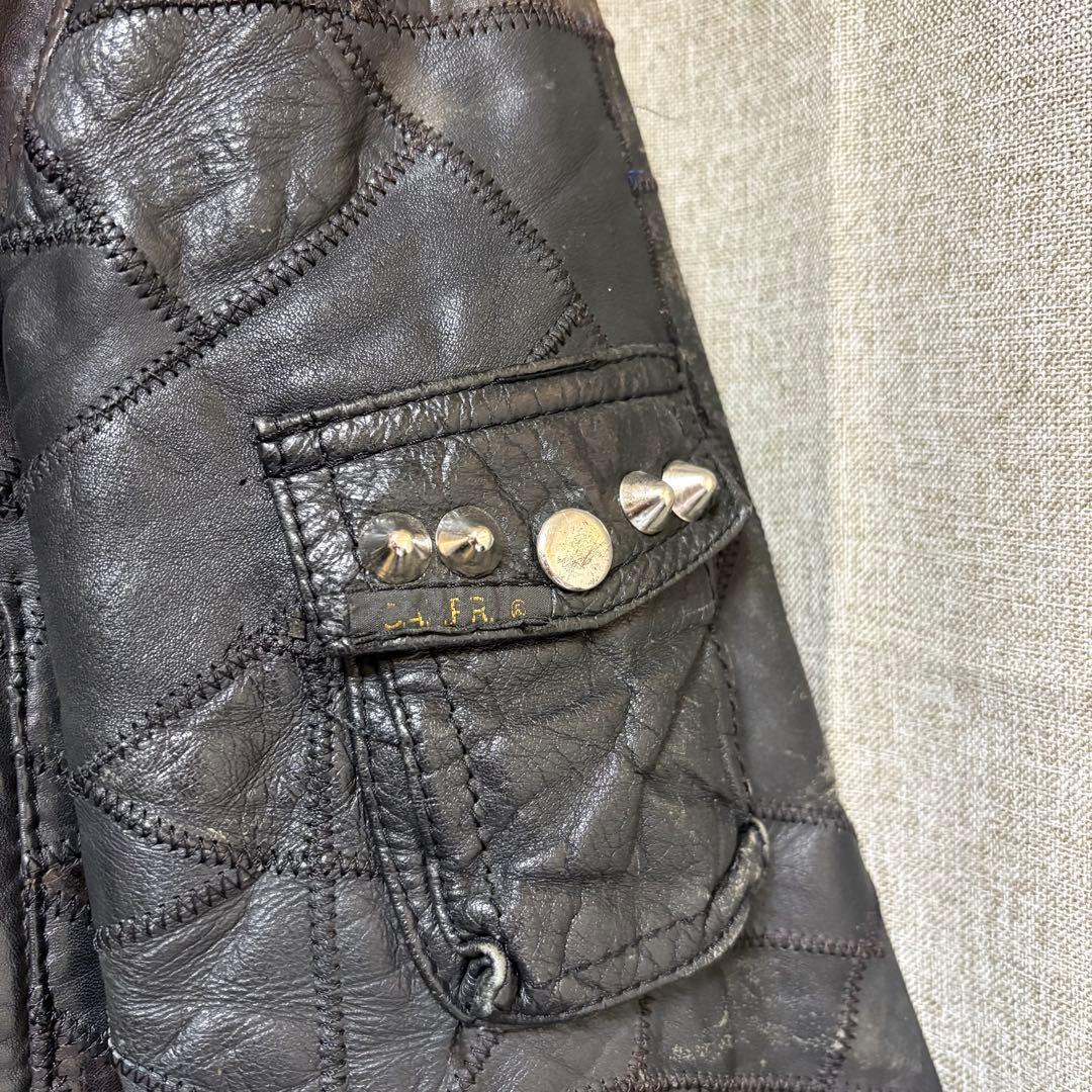 80s ツギハギジャンCampri カンプリVOLTA ライダース 鋲ジャン - メルカリ