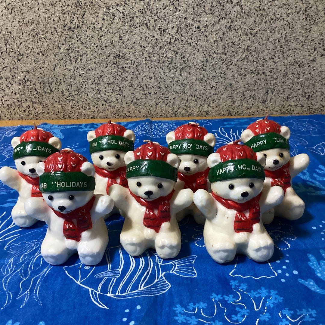 3572ミュージカルキャンドルシロクマ冬